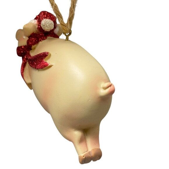 Flying Pig Christmas Ornament Holiday Decor - Picture 5 of 7